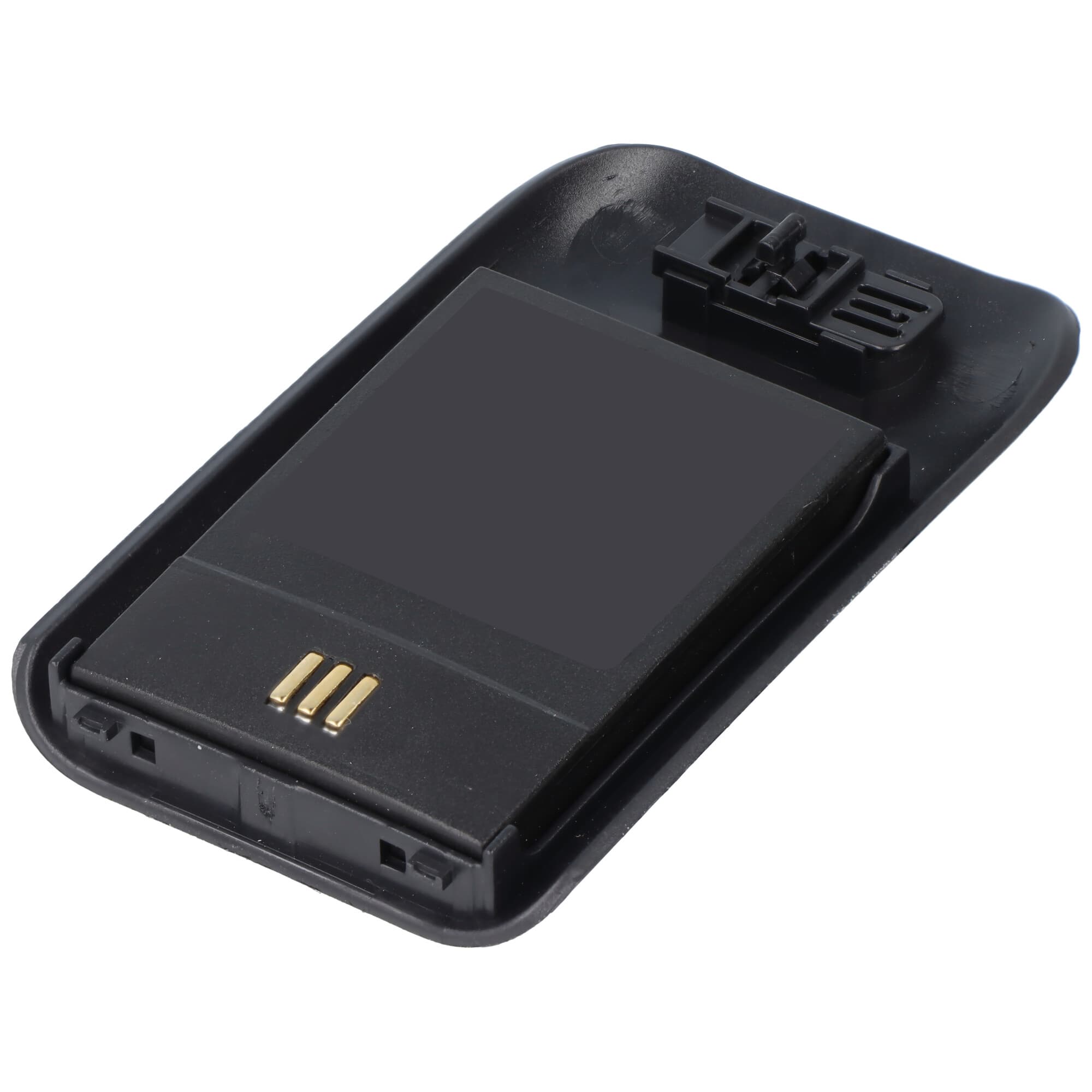 Batterie adaptée pour Ascom DECT 3735, Ascom D63, Ascom DH7, Ascom 660497, Ascom 490933A, 3,7 V 800 mAh avec cache arrière noir