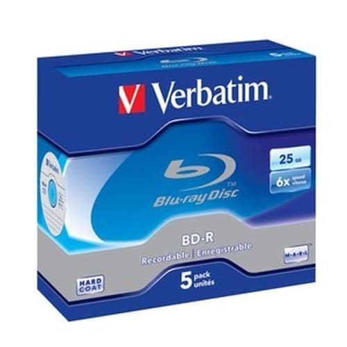 Verbatim - 5 x BD-R - 25 Go 6x - boîtier CD